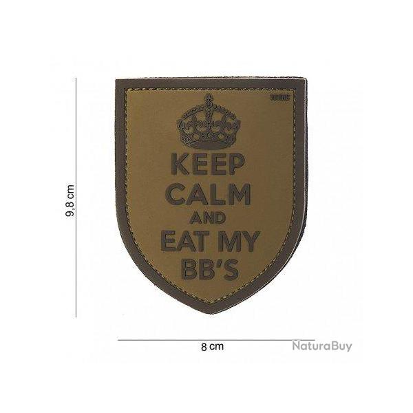 Patch 3D PVC "Keep Calm" (101 Inc) Dsert