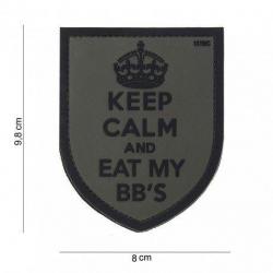 Patch 3D PVC "Keep Calm" (101 Inc) Chaos Grey