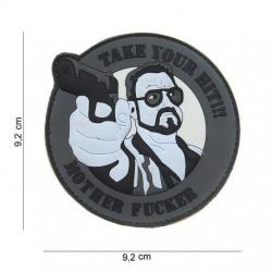 Patch 3D PVC "Take Your Hit" (101 Inc) Chaos Grey
