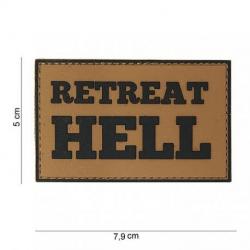 Patch PVC "Retreat Hell" (101 Inc) Désert