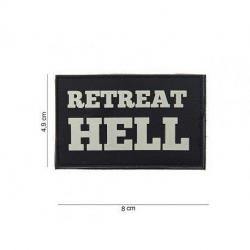 Patch PVC "Retreat Hell" (101 Inc) Noir