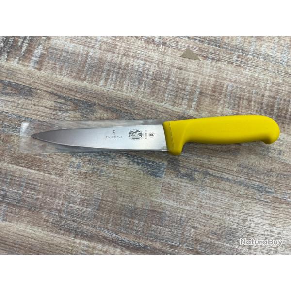 COUTEAUX VICTORINOX LAME DE 14 CM JAUNE