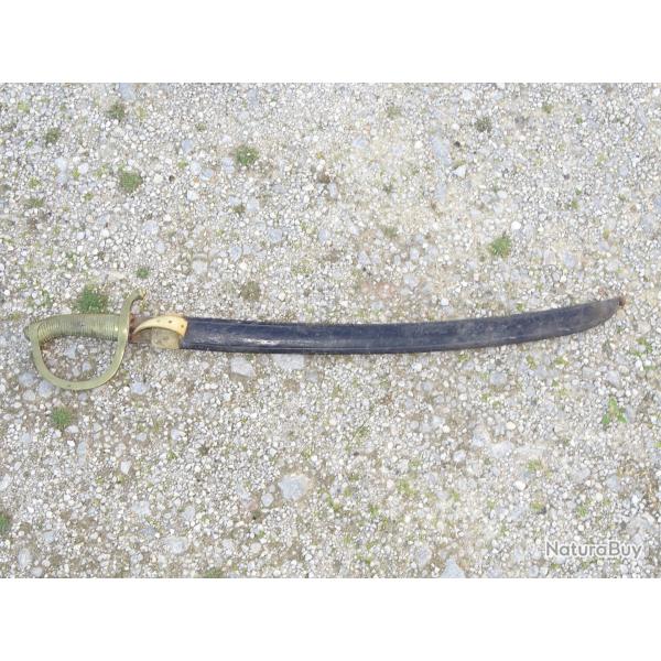 ANCIEN SABRE BRIQUET DE TROUPE BELGE BELGIQUE XIXe