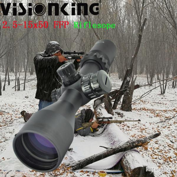 Visionking-Lunette de vise grand angle FFP, Mil-dot, tube 4.2 de 30mm