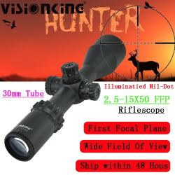 Visionking premier plan focal 2.5-15x50 Mil Dot illuminé -**VS2.5-15x50FFp Sight