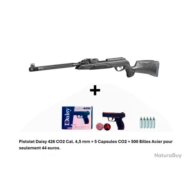 PACK COMBIN ! Carabine Gamo Speedster IGT 10X GEN2i C. 4,5 mm + PACK Pistolet  Daisy Powerline 426