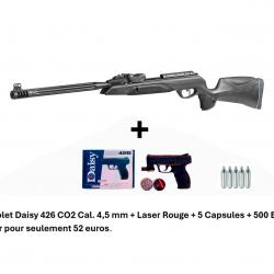 PACK COMBINÉ ! Carabine Gamo Speedster IGT 10X GEN2i C. 4,5 mm + Pistolet  Daisy Mod. 426 + Laser