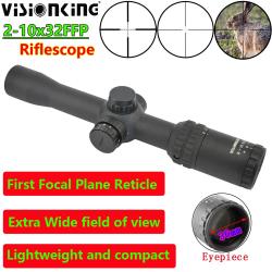 Visionking grand Angle 2-10x32 FFP lunette de visée éclairage compact Mil-Dot