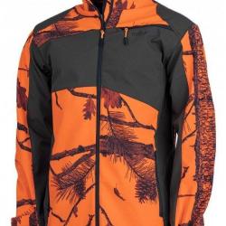 Veste outdoor Softshell camo orange TREELAND -XXL