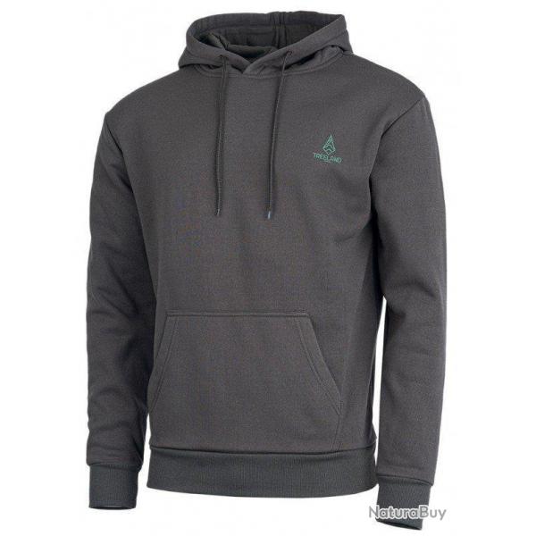 Sweat enfant polaire  capuche marron TREELAND-6 ans