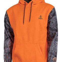 Sweat enfant polaire à capuche orange TREELAND-10 ans