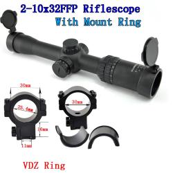 Visionking grand Angle 2-10x32 FFP lunette de visée éclairage compact Mil-Dot -**with 11mm Low Ring