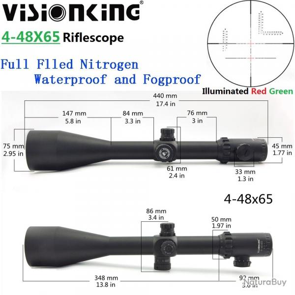 Visionking Haute Rsistance Aux Chocs 4-48x65   LIVRAISON GRATUITE