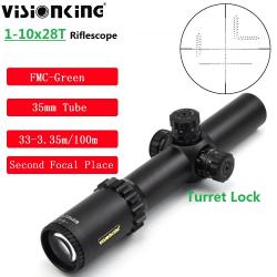 Visionking 1-10x28 portée de fusil de chasse tube de 35mm