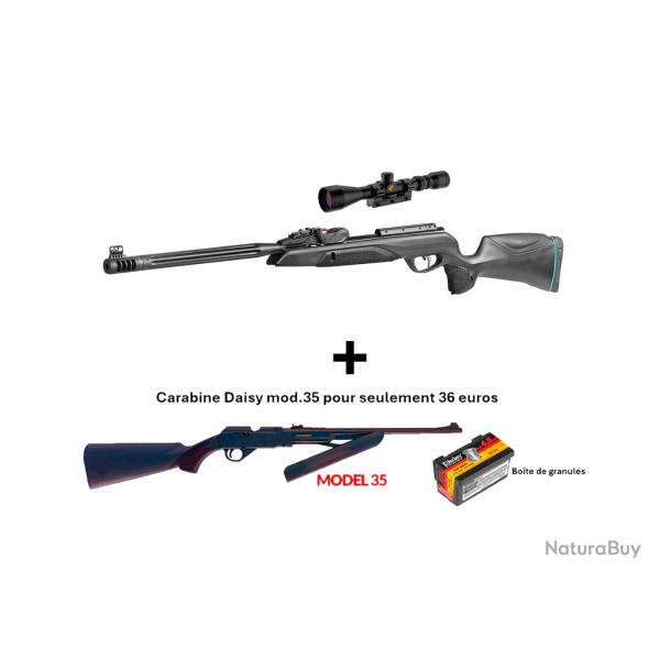 PACK COMBIN ! Carabine + Lunette Speedster IGT 10X GEN2i .4,5 mm + Carabine  pompe Daisy 35- 4,5 mm