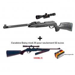 PACK COMBINÉ ! Carabine + Lunette Speedster IGT 10X GEN2i 4,5 mm + Carabine  Daisy 35- 4,5 mm + 4x20
