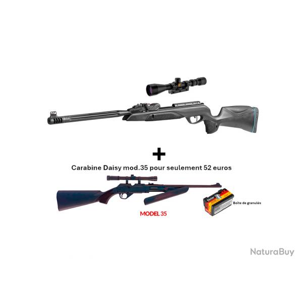 PACK COMBIN ! Carabine + Lunette Speedster IGT 10X GEN2i 4,5 mm + Carabine  Daisy 35- 4,5 mm + 4x20