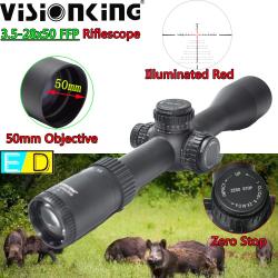 Visionking Original 3.5-28x50 ED FFP Riflescope Mil-dot éclairé Tube 34mm