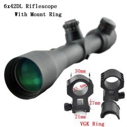 Visionking-Lunette de visée pour fusil de chasse, 6x42 Partners -**with 21mm High rings
