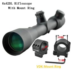 Visionking-Lunette de visée pour fusil de chasse, 6x42 Partners -**with 21mm Low rings