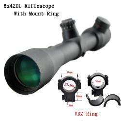 Visionking-Lunette de visée pour fusil de chasse, 6x42 Partners -**with 11mm Low rings