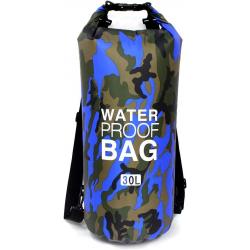 SAC À DOS ÉTANCHE 30L - DRY BAG - BLEU FONCÉ - LIVRAISON GRATUITE