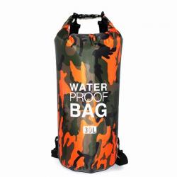 SAC À DOS ÉTANCHE 30L - DRY BAG - ORANGE - LIVRAISON GRATUITE