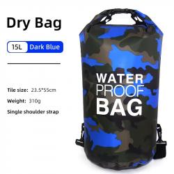SAC ÉTANCHE BATEAU/MOTO 15L - DRY BAG - BLEU FONCÉ - LIVRAISON GRATUITE