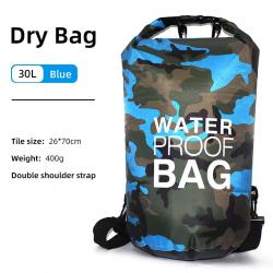 SAC ÉTANCHE BATEAU/MOTO 30L - DRY BAG - BLEU CLAIR - LIVRAISON GRATUITE