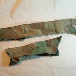 WEHRMACHT - ARMÉE ALLEMANDE  Deux morceaux de Zeltbahn CAMO camouflage WH - CAB25ZEL002