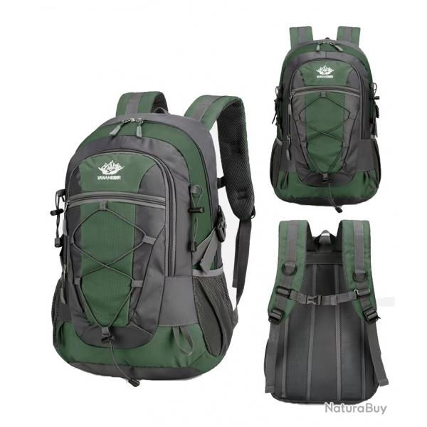 SAC  DOS DE RANDONNE - LGER ET FONCTIONNEL - VERT - LIVRAISON GRATUITE