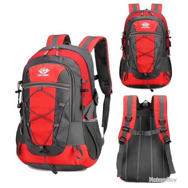 SAC  DOS DE RANDONNE - LGER ET FONCTIONNEL 35L - ROUGE - LIVRAISON GRATUITE