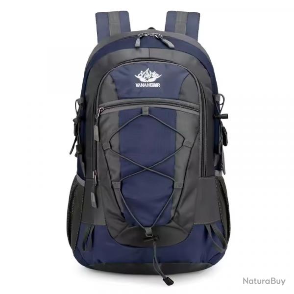 SAC  DOS LGER ET FONCTIONNEL 35L -TRAITEMENT DPERLANT - BLEU FONC - LIVRAISON GRATUITE