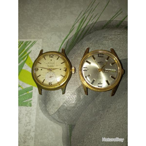 Deux montres Maty et Normon