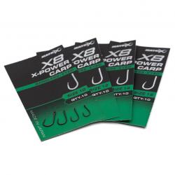 MATRIX HAMEÇON X8 X-POWER CARP EYED BARBLESS MATRIX 10
