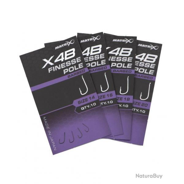 MATRIX HAMEON X4B FINESSE POLE SPADE BARBED MATRIX 16