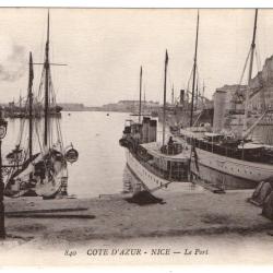 CPA- COTE D'AZUR - NICE le  Port  N°104