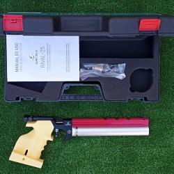 PISTOLET TIR OLYMPIQUE PCP SNOWPEAK PP20  4,5 mm 7,5 Joul. JAUNE-RAIL ROUGE