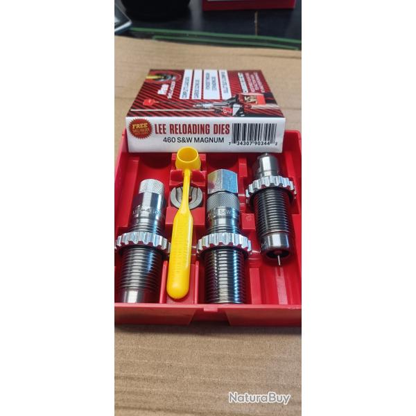Jeu d'outils Lee cal.460 S&W SMITH WESSON ref 90344