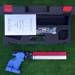 PISTOLET TIR OLYMPIQUE PCP SNOWPEAK PP20  4,5 mm 7,5 Joul. BLUE-RAIL ROUGE