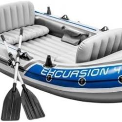Bateau Gonflable pour la Pèche avec Pompe et Pagaies 315 x 165 x 43 cm