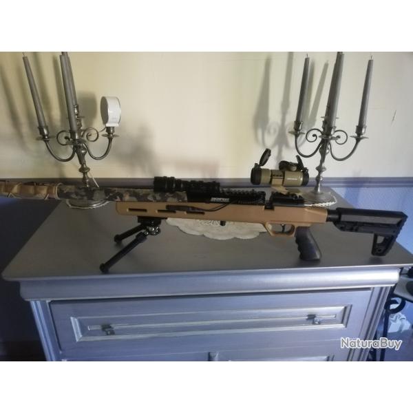 Carabine PCP Artemis M30C, Rgulateur intgr Cal.6,35 mm 19,9 Joules + Port de transfert 50 joules