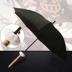 PARAPLUIE STYLE KATANA MOTIF ONE PIECE TRAFALGAR LAW NOIR