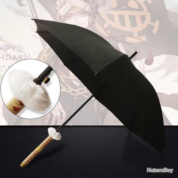 PARAPLUIE STYLE KATANA MOTIF ONE PIECE TRAFALGAR LAW NOIR