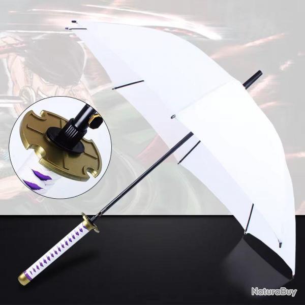 PARAPLUIE STYLE KATANA MOTIF ONE PIECE VIOLET BLANC