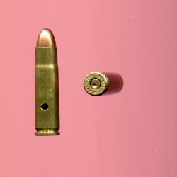 .30-222 SUR-ARMES - marquage : SUR-ARMES .30-222  - balle cuivre pointe arrondie