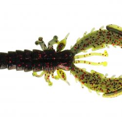 Leurre Souple Westin Crecraw Slim Creaturebait 5,5cm 1,5g 5,5cm Black Chartreuse par 6
