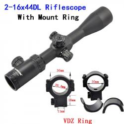Visionking-Lunette de chasse à grande vue, -**2-16x44 11mm Low rings