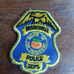 Patch américain brooks ville police