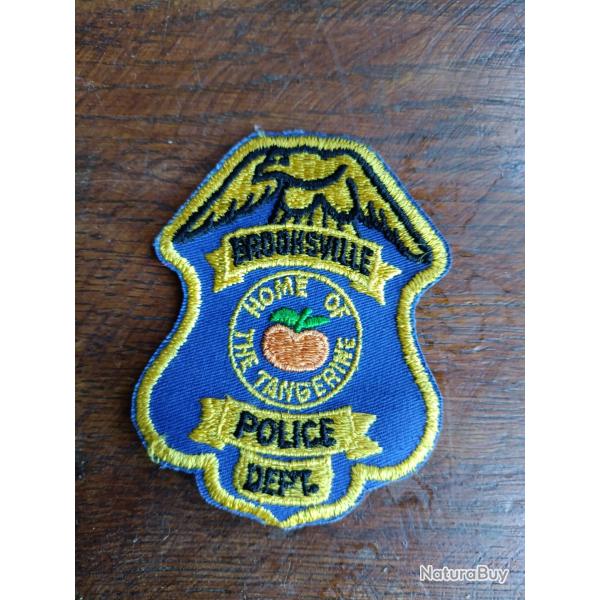 Patch amricain brooks ville police